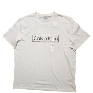 Calvin Klein Men's T-Shirt Size 2XL Short‎ Sleeve Graphic Print Logo 100% cotton